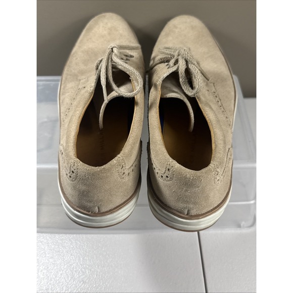 Peter Millar Plain Toe Derby Tan Suede Leather Oxford Shoes Mens Size 10 MS18F15 main image 11